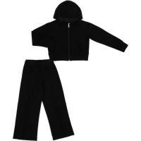 Спортивний костюм дитячий Breeze на блискавці з капюшоном (21207-164G-black)