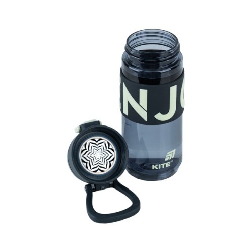 Пляшка для води Kite 550 мл сіра (K25-1232-1)