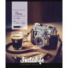 Зошит Школярик Star Instalife 96 аркушів клітинка (096-3389K)