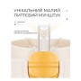 Пляшка для води Casno 690 мл KXN-1219 Зелена Зебра з соломинкою (KXN-1219_Green)