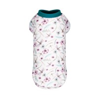 Футболка для тварин Pet Fashion Flora XХS біла з квітковим принтом (4823082441501)