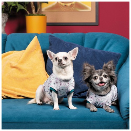 Футболка для тварин Pet Fashion Flora XХS біла з квітковим принтом (4823082441501)