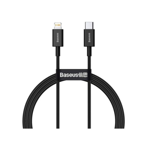 Дата кабель USB-C to Lightning 2.0m 3.0A PD Superior Series Black Baseus (CATLYS-C01)