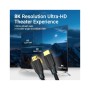 Кабель мультимедійний HDMI M to HDMI M 3.0m 8K60Hz cotton braided black Vention (AAUBI)