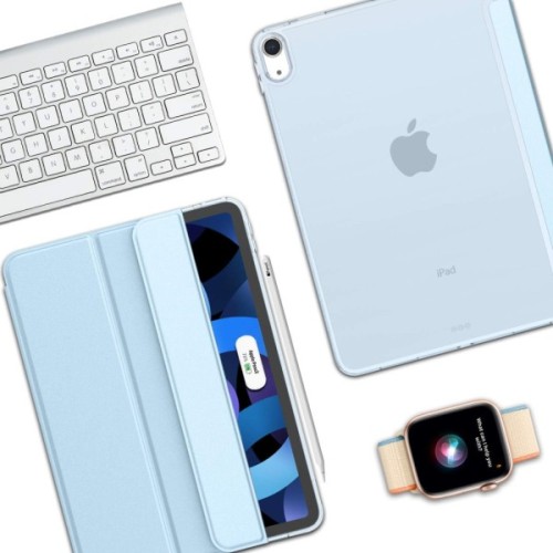 Чохол до планшета BeCover Tri Fold Hard Apple iPad Air 11" M2/M3 (2024/2025) Light Blue (711415)