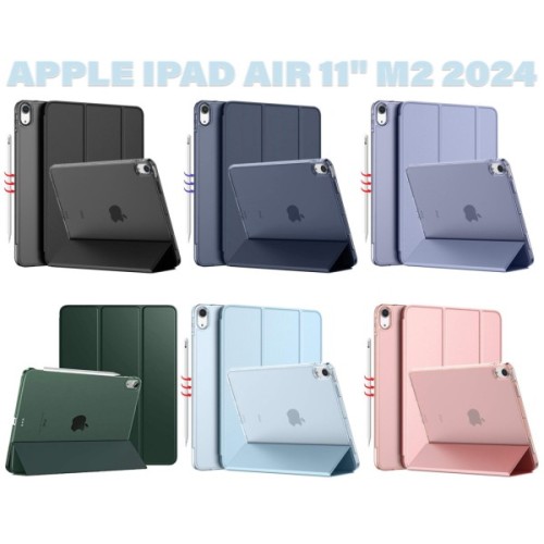 Чохол до планшета BeCover Tri Fold Hard Apple iPad Air 11" M2/M3 (2024/2025) Light Blue (711415)
