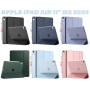 Чохол до планшета BeCover Tri Fold Hard Apple iPad Air 11" M2/M3 (2024/2025) Light Blue (711415)