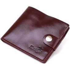 Портмоне Shvigel Шкіряне Бордове (16442)