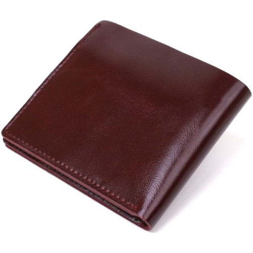 Портмоне Shvigel Шкіряне Бордове (16442)