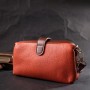Сумка Vintage З натуральної шкіри Помаранчева (22424)