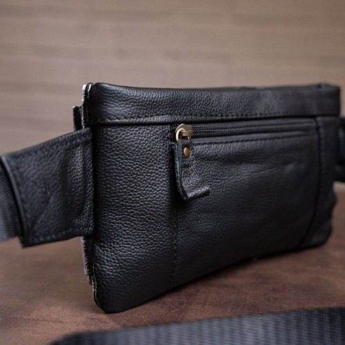 Сумка Vintage На пояс Чорна (14734)