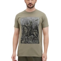 Футболка Sol's Imperial Knight Death and the Devil хакі L (11500268/394L)