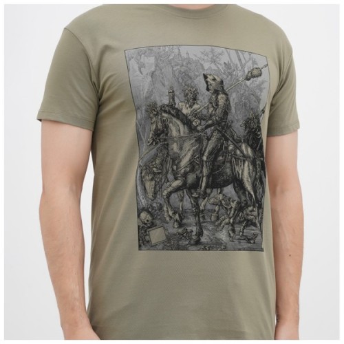 Футболка Sol's Imperial Knight Death and the Devil хакі L (11500268/394L)