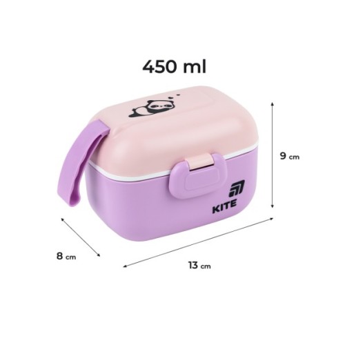 Ланч-бокс Kite 450 мл фіолетовий (K25-1185-1)