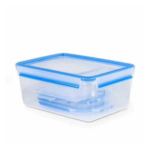 Харчовий контейнер Tefal Master Seal набір 5 шт, прозорий, синій (K3029012)
