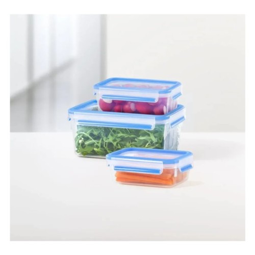Харчовий контейнер Tefal Master Seal набір 5 шт, прозорий, синій (K3029012)