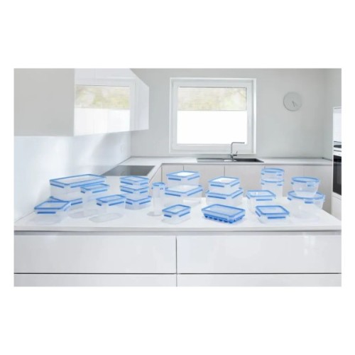 Харчовий контейнер Tefal Master Seal набір 5 шт, прозорий, синій (K3029012)