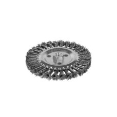 Щітка для електроінструменту Sigma дротяна дископодібна 115мм М14x2мм сталева кручена 9021111 (9021111)