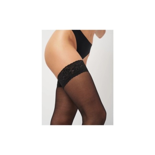 Панчохи Corrente Stockings Romantico 20 Den Nero - 1/2 (2160202762576)