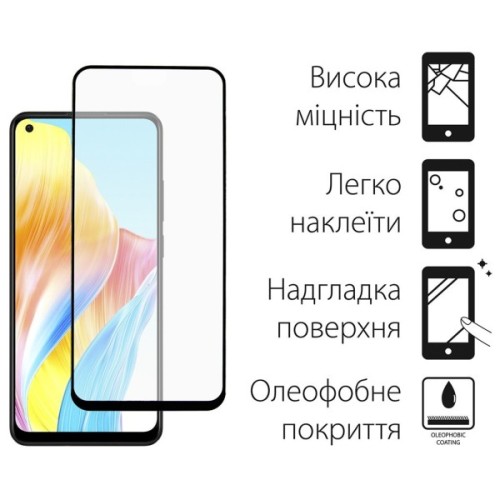 Скло захисне Dengos Oppo A78 4g 2шт. (DG-TG2P-02)