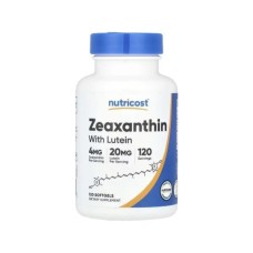 Вітамінно-мінеральний комплекс Nutricost Зеаксантин з лютеїном, Zeaxanthin with Lutein, 120 гелевих капсул (NCS67030) Вітамінно-мінеральний комплекс Nutricost Зеаксантин з лютеїном, Zeaxanthin with Lutein, 120 гелевих капсул (NCS67030)