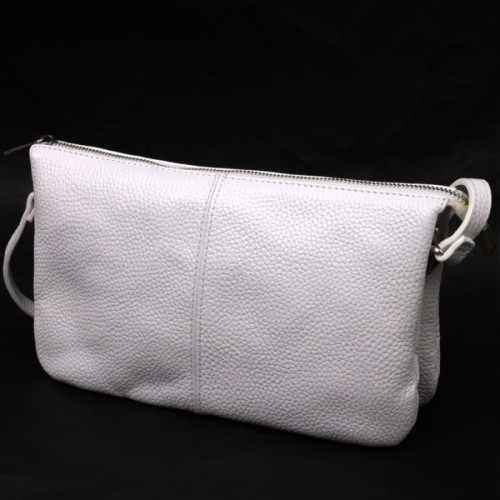 Сумка Grande Pelle З натуральної шкіри Біла (11635)