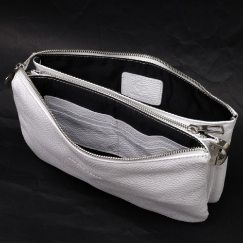 Сумка Grande Pelle З натуральної шкіри Біла (11635)