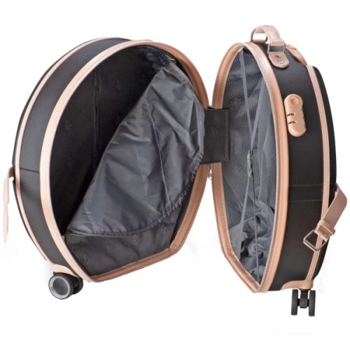 Валіза Semi Line 20" (S) Black/Pink Cream (T5671-2) (DAS302670)