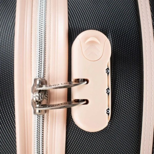 Валіза Semi Line 20" (S) Black/Pink Cream (T5671-2) (DAS302670)