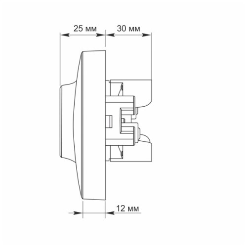 Розетка Videx BINERA 2ая із заземленням кремова (VF-BNSK2G-CR)