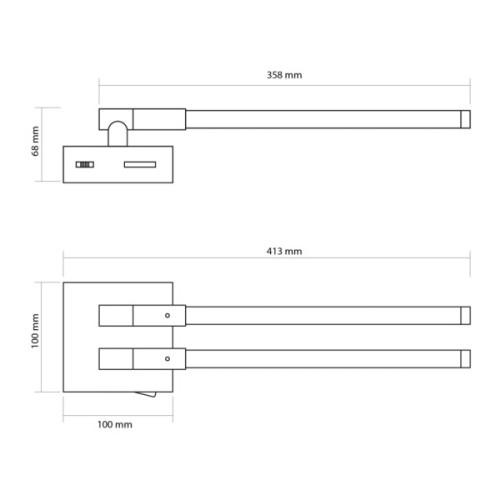 Світильник Videx WL042 10W 3000-4000-6000K Black (VL-WL042-10CB)