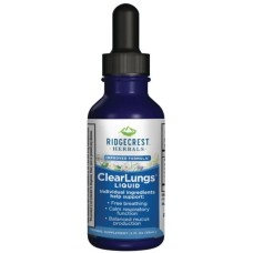 Вітамінно-мінеральний комплекс Ridgecrest Herbals Здоров'я легенів, смак апельсину, ClearLungs Liquid, RidgeCrest Herbals, 5 (RCH553)