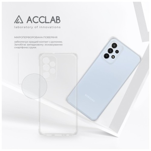 Чохол до мобільного телефона ACCLAB ShockProof Samsung Galaxy A23 5G Transparent (1283126553844)