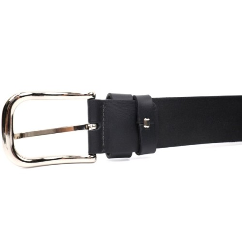 Ремінь Grande Pelle Шкіряний під джинси Чорний (11682)