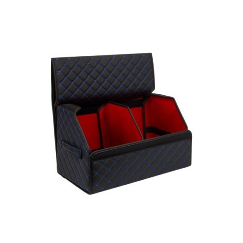 Сумка-органайзер EVAtech ECO M 30x30x50 см чорна з синьою ниткою (EHECEMBLBR)