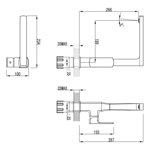 Змішувач Corso COMO BF-4B229C (9611100)