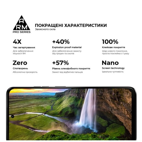 Скло захисне Armorstandart Pro Motorola G34 5G Black (ARM73850)