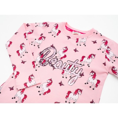 Плаття дитяче Breeze з єдинорогами (17743-110G-pink)