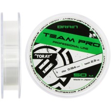 Волосінь Brain Team Pro 50m (clear) 0.154mm 2.3kg (1858.26.85)