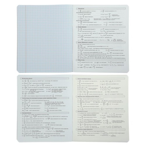 Зошит ZiBi предметний PASTEL 48 аркушів клітинка, фізика (ZB.1701-26)