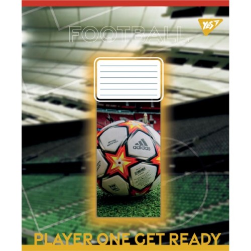 Зошит Yes Football stadium А5 48 аркушів клітинка (767751)