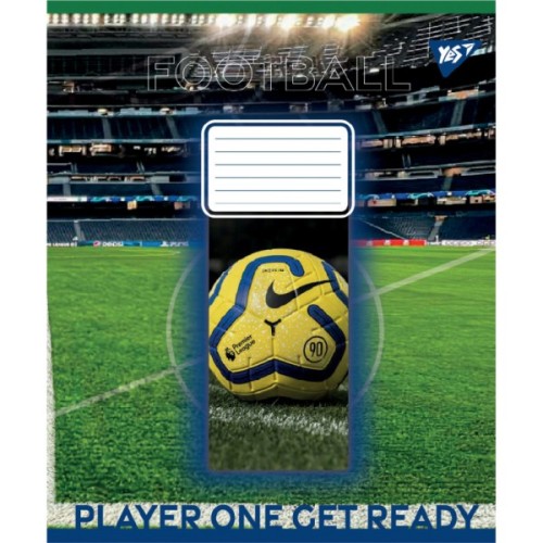 Зошит Yes Football stadium А5 48 аркушів клітинка (767751)