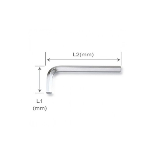 Ключ Toptul шестигранний Г-обр. 2-19мм 14шт. у чохлі (GPAQ1401)