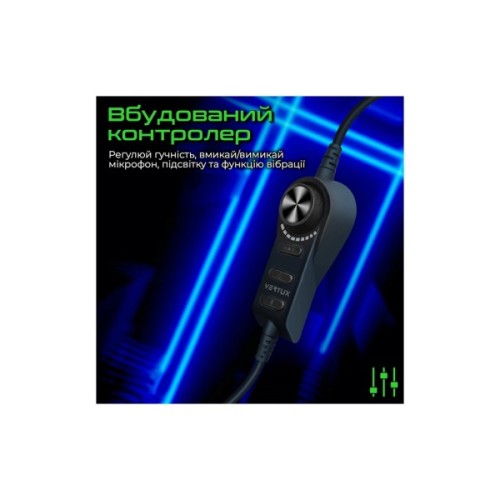 Навушники Vertux Warfare 7.1 USB Black (warfare.black)