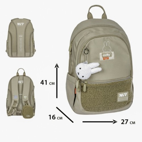 Рюкзак шкільний Yes Miffy Softness TS-113M (550318)