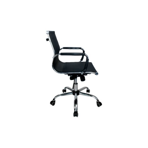 Офісне крісло Примтекс плюс Elegance Lite LB Chrome D-5 PK, сітка чорний (Elegance Lite LB Chrome D-5 PK)