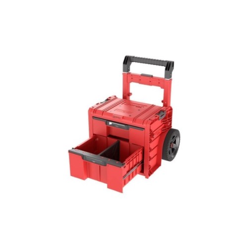 Ящик для інструментів QBRICK SYSTEM PRO Cart Plus Drawer 2 Red, на колесах, 20", 520440660, SKRWQCP2PD2CZEPG001 (SKRWQCP2PD2CZEPG001)
