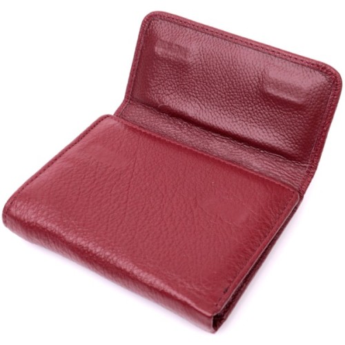 Гаманець ST Leather Шкіряний Бордовий (19480)