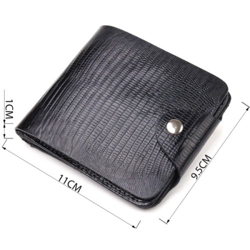 Портмоне Canpellini З натуральної шкіри Чорне (21575)