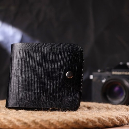 Портмоне Canpellini З натуральної шкіри Чорне (21575)